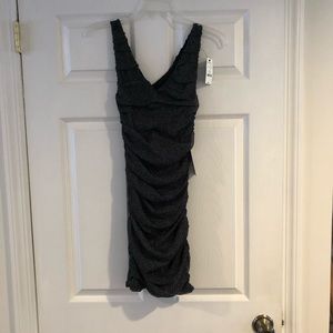NWT Black ruched express dress size small